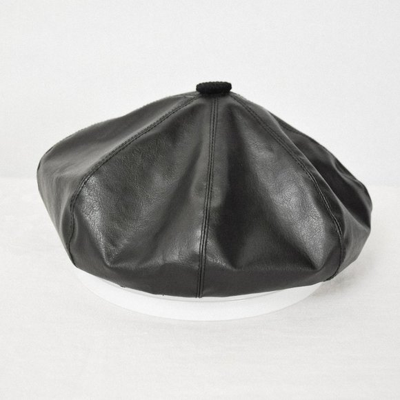 Leather and Corduroy Brando Cap Hat - Picture 8 of 8